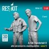 RESKIT RSF48-0117 A-10А Thunderbolt II pilot and airman (in a standing position - scene 1) (2 pcs) (3D Printed) (1/48)